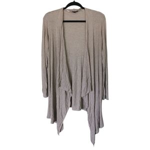 Torrid Light Brown Tan Thin Draped Open Cardigan Sweater Size 0